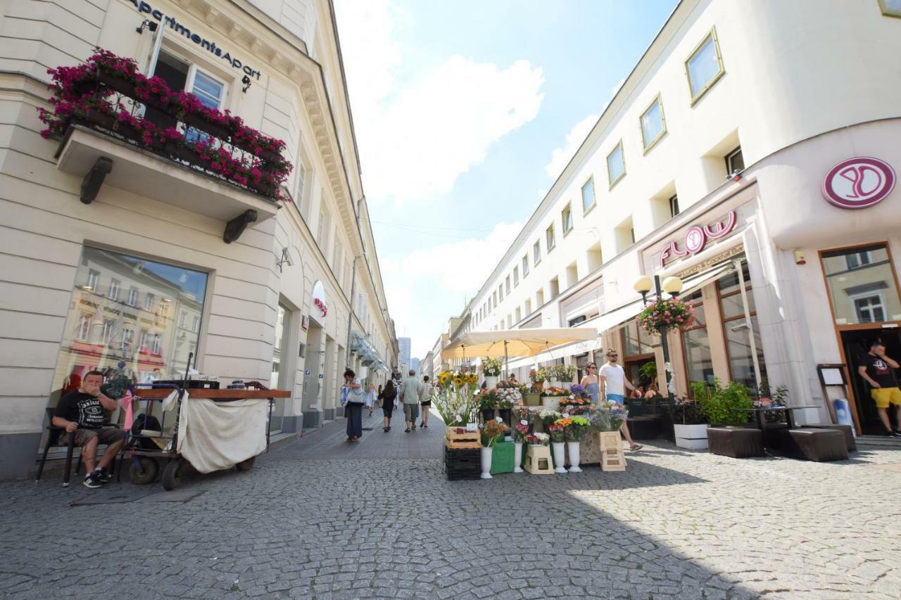 Elegant Apartment Panoramic Warschau Exterior foto