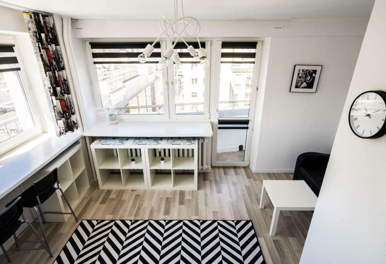 Elegant Apartment Panoramic Warschau Exterior foto