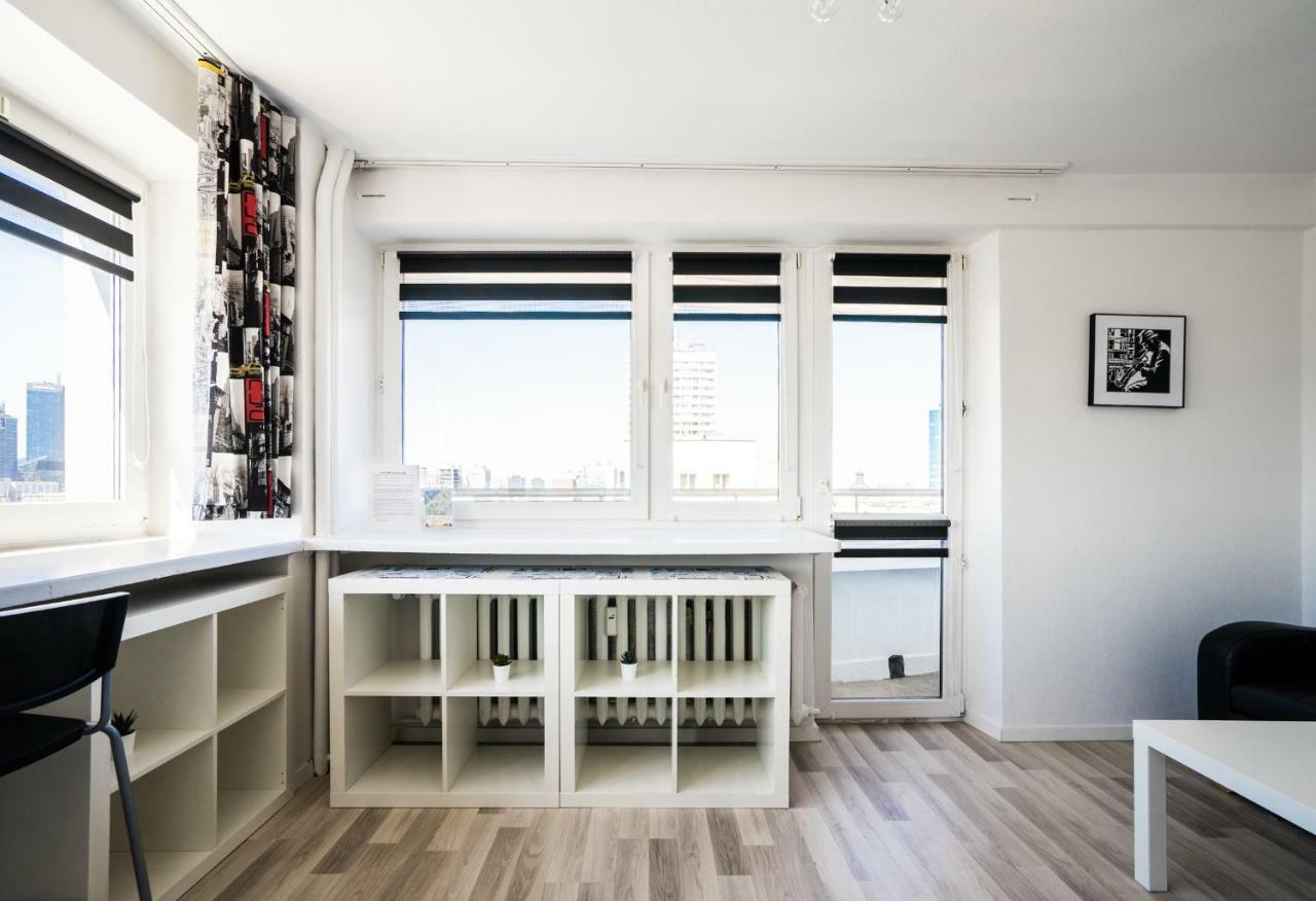 Elegant Apartment Panoramic Warschau Exterior foto