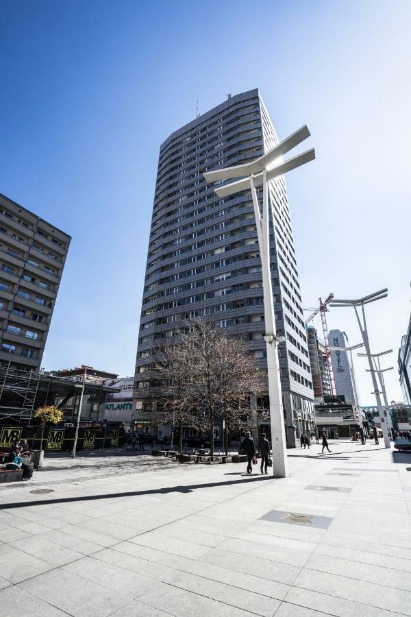 Elegant Apartment Panoramic Warschau Exterior foto