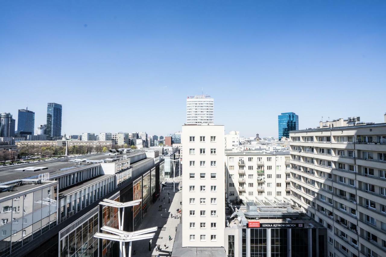 Elegant Apartment Panoramic Warschau Exterior foto