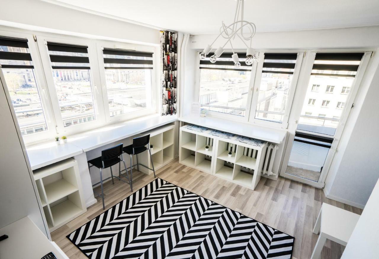Elegant Apartment Panoramic Warschau Exterior foto