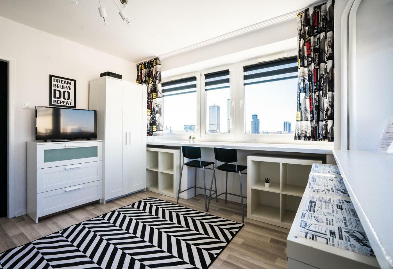 Elegant Apartment Panoramic Warschau Exterior foto
