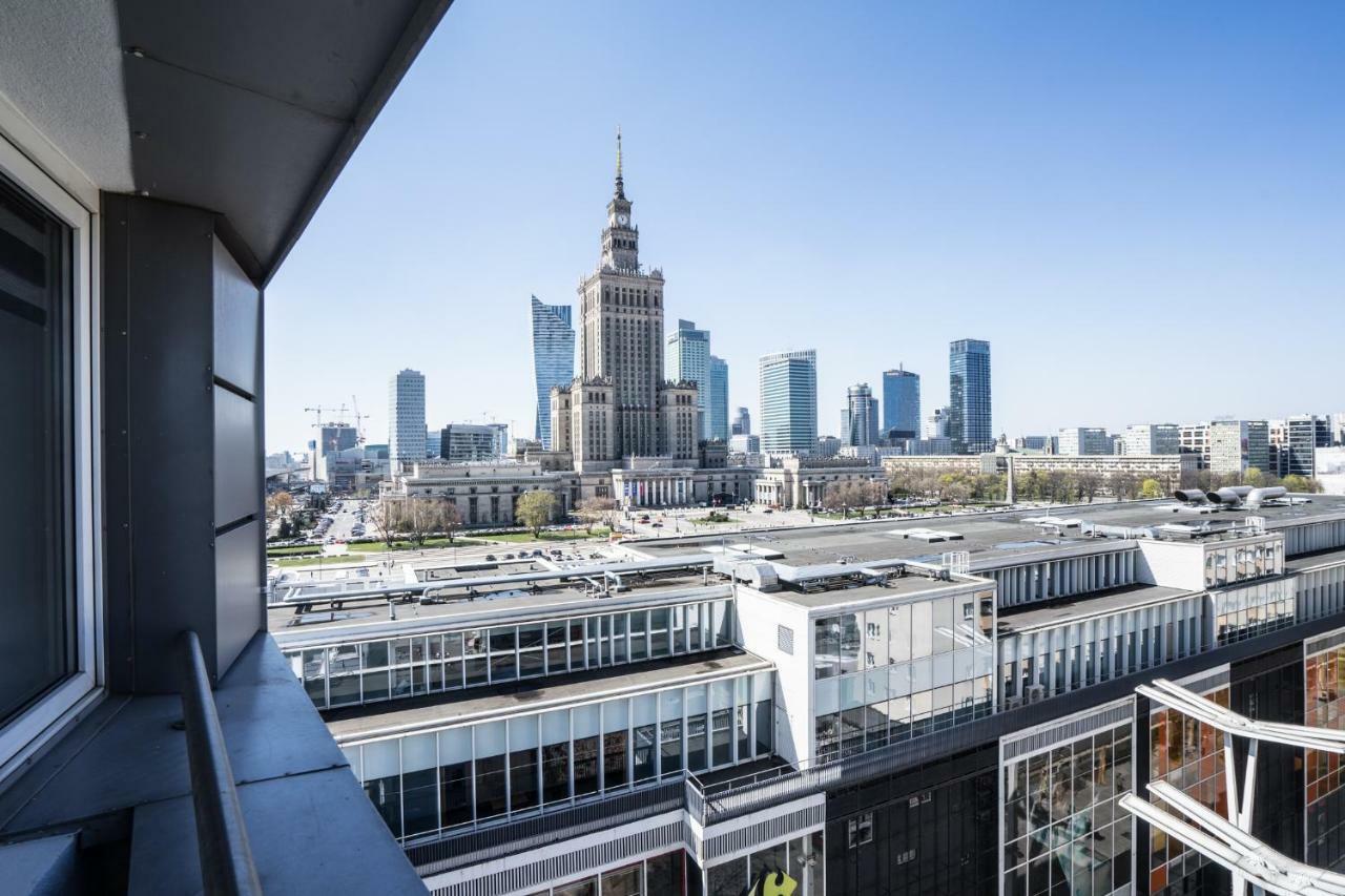 Elegant Apartment Panoramic Warschau Exterior foto