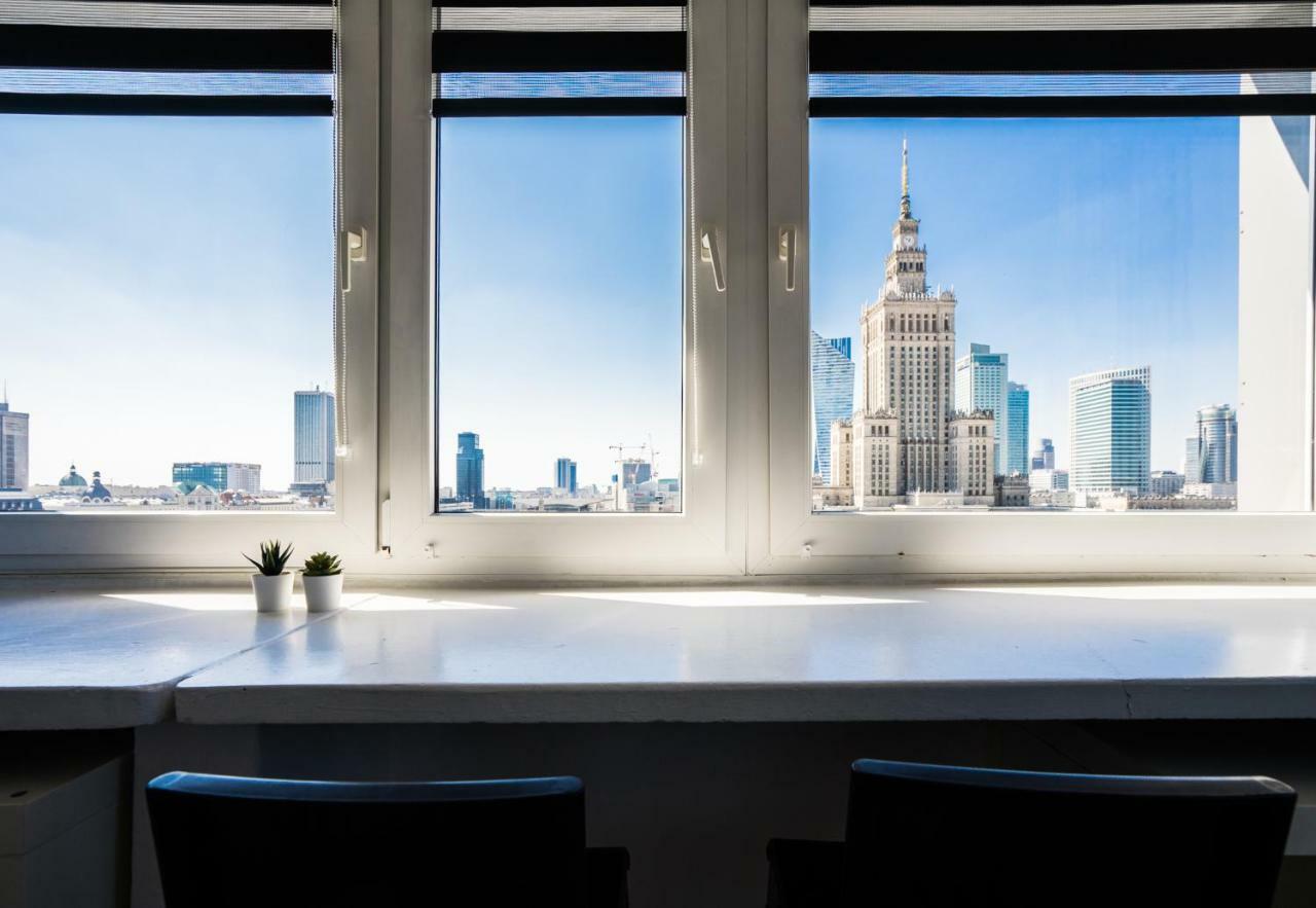 Elegant Apartment Panoramic Warschau Exterior foto