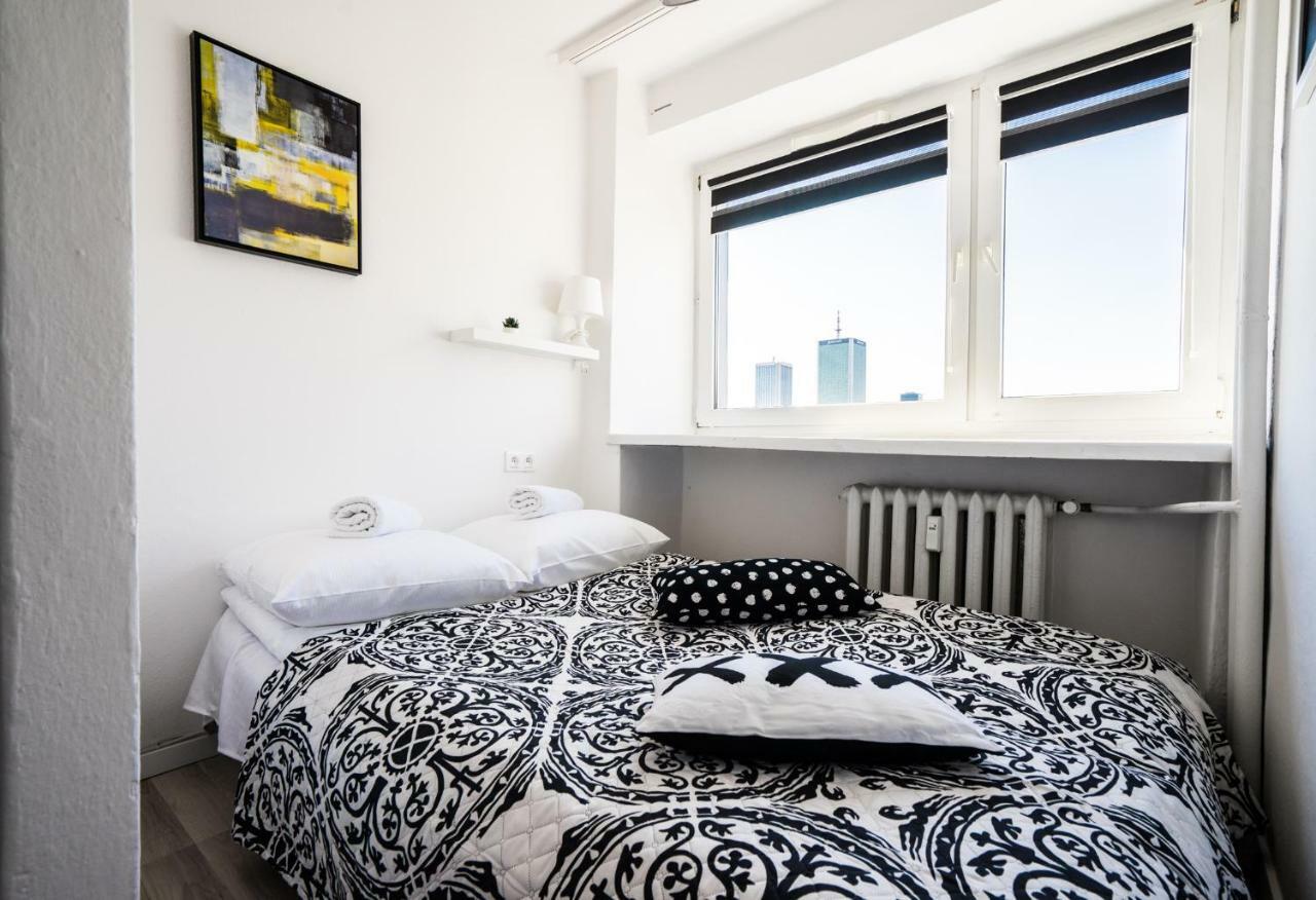 Elegant Apartment Panoramic Warschau Exterior foto